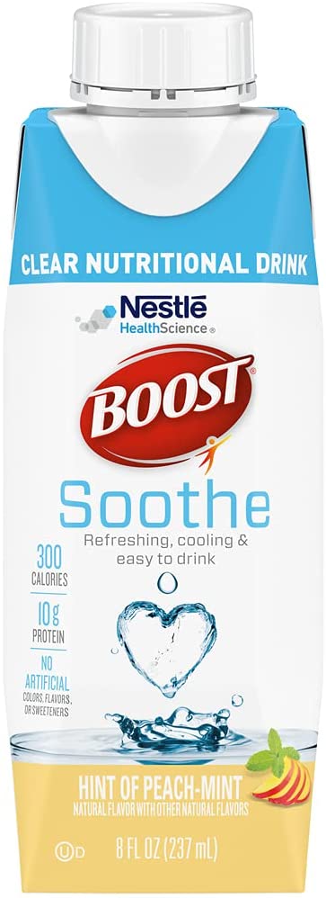 Boost Sooth Clear Nutritional Drink - 8 oz. Carton | Immune Support & Hydration | Perfect for Post-Workout Recovery & Daily Wellness