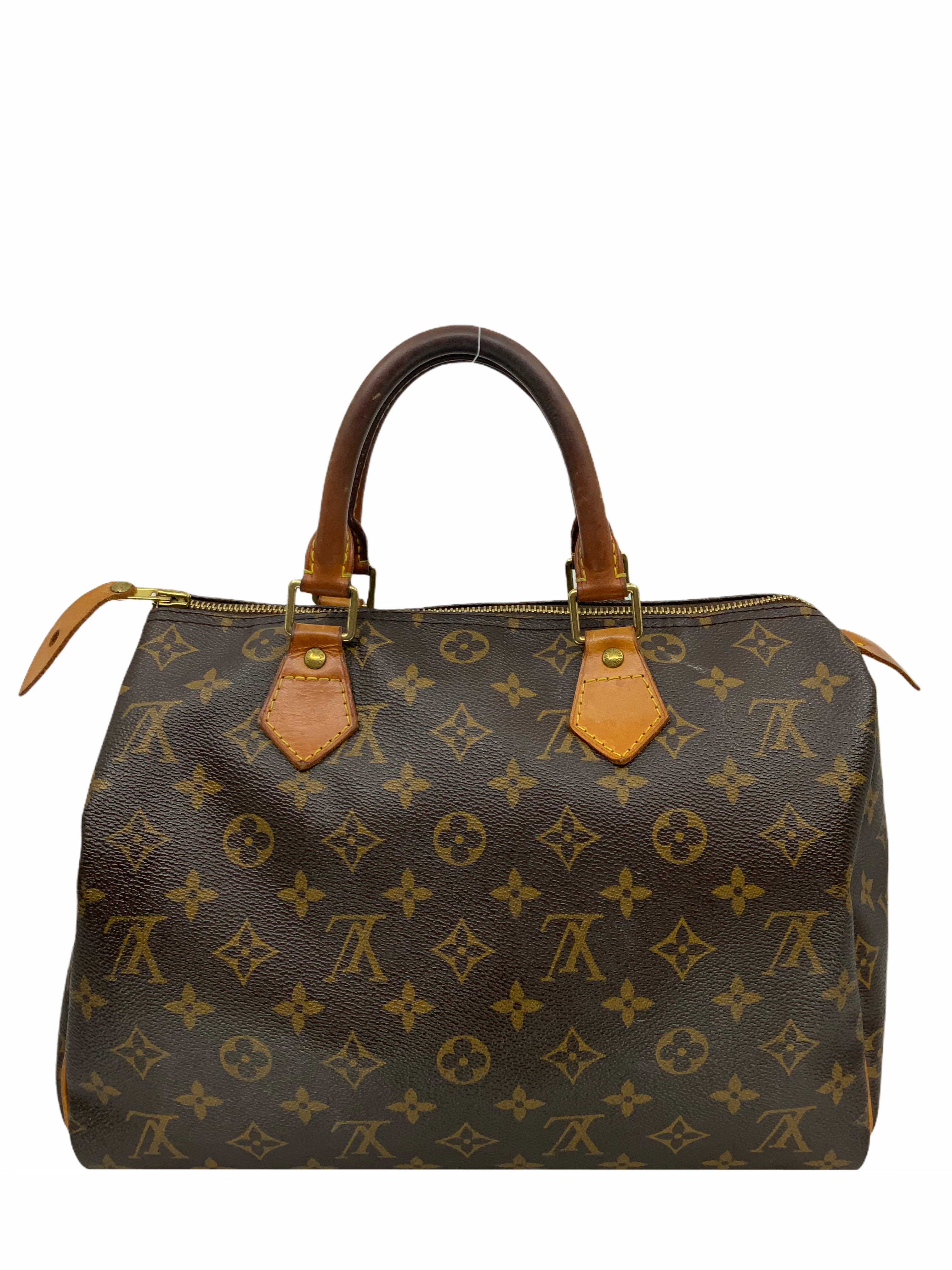 Authentic Louis Vuitton Monogram Speedy 30 Handbag - Luxury Canvas Shoulder Bag for Women - Perfect for Work, Travel & Everyday Use