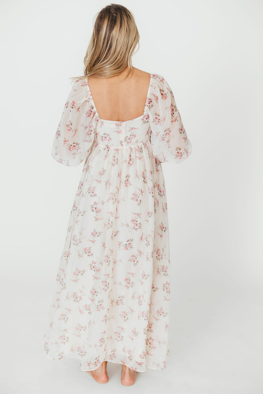 Elegant Pink Floral Maxi Dress for Women | Summer Beach Party & Wedding Guest Outfit | Lightweight & Comfortable