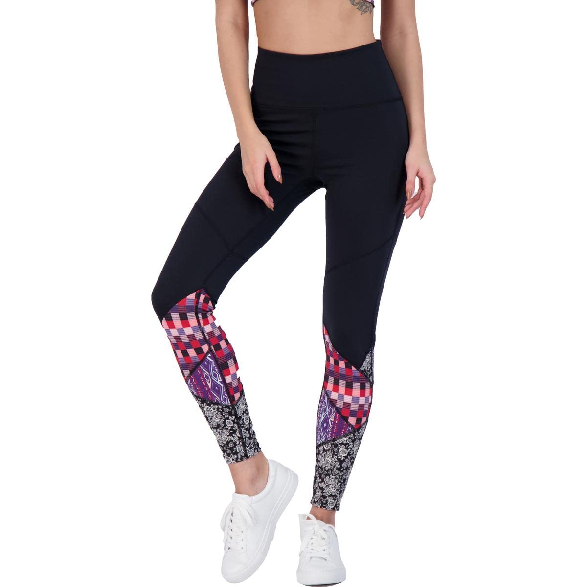 Free People Movement Women's Dare Devil High-Rise Printed Athletic Leggings - Yoga, Running & Gym Workout Leggings for Women