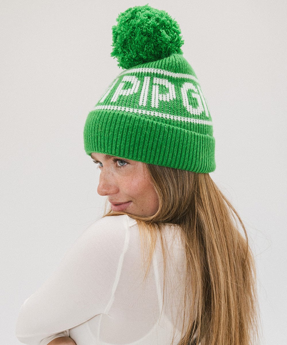 Jane Retro Pom Beanie - Soft Winter Knit Hat with Faux Fur Pom for Women & Girls - Perfect for Skiing, Snowboarding & Cold Weather Fashion