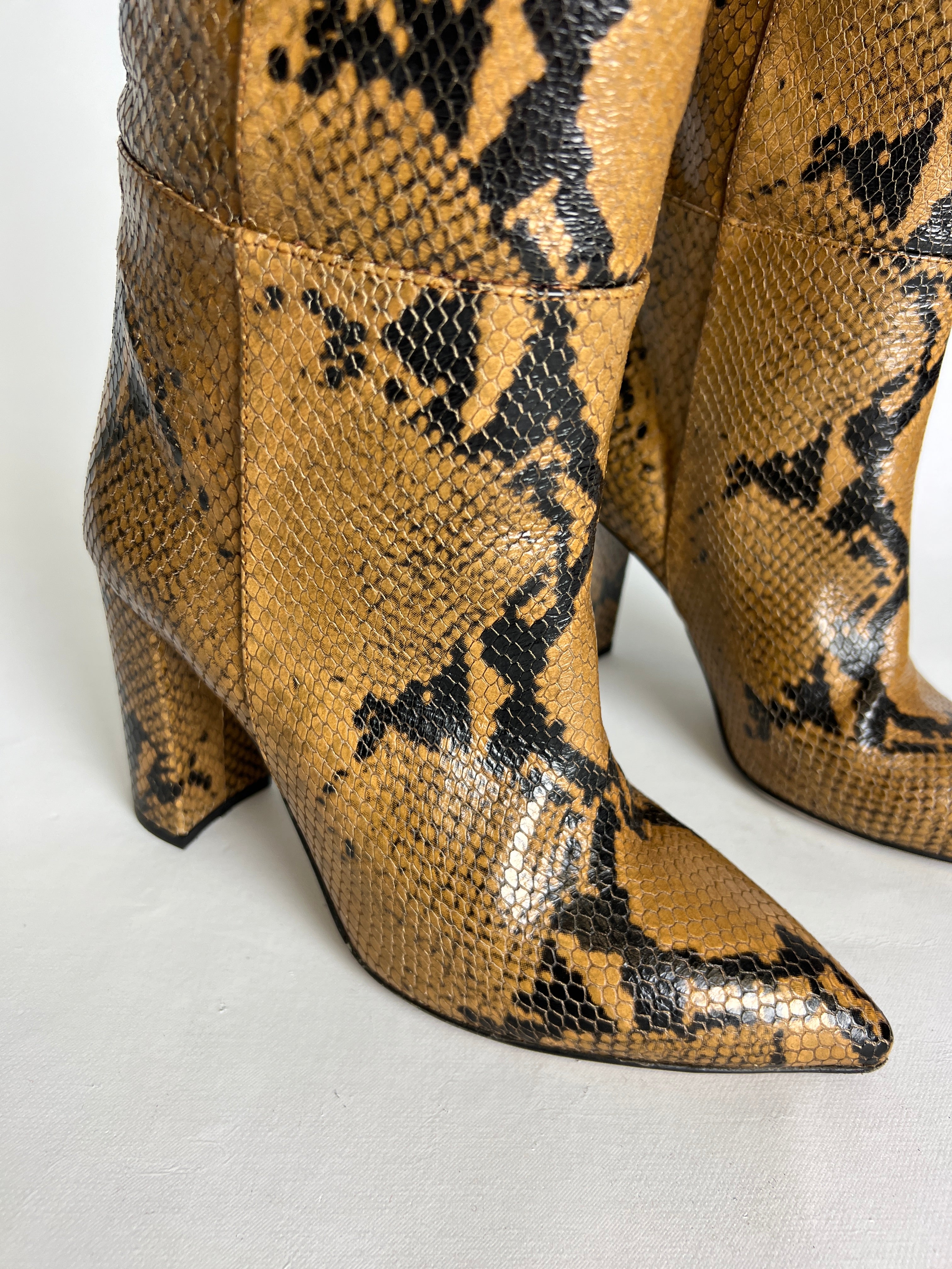 Paris Texas Python Boots - Stylish & Comfortable Western Boots for Women | Perfect for Cowgirl Fashion, Country Concerts & Night Out