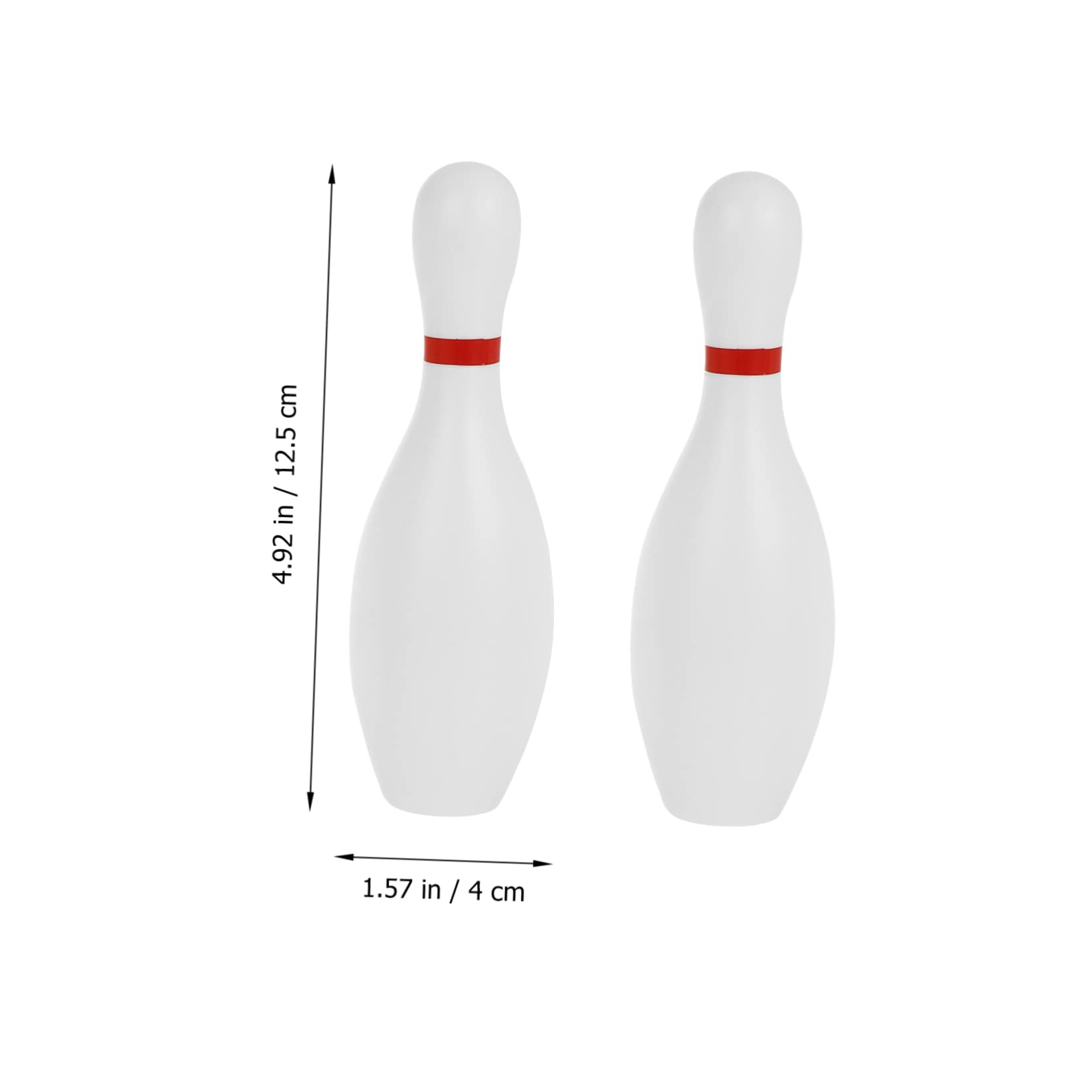 Kisangel Kids Mini Bowling Set - 10 Pins & 2 Balls for Outdoor Family Fun