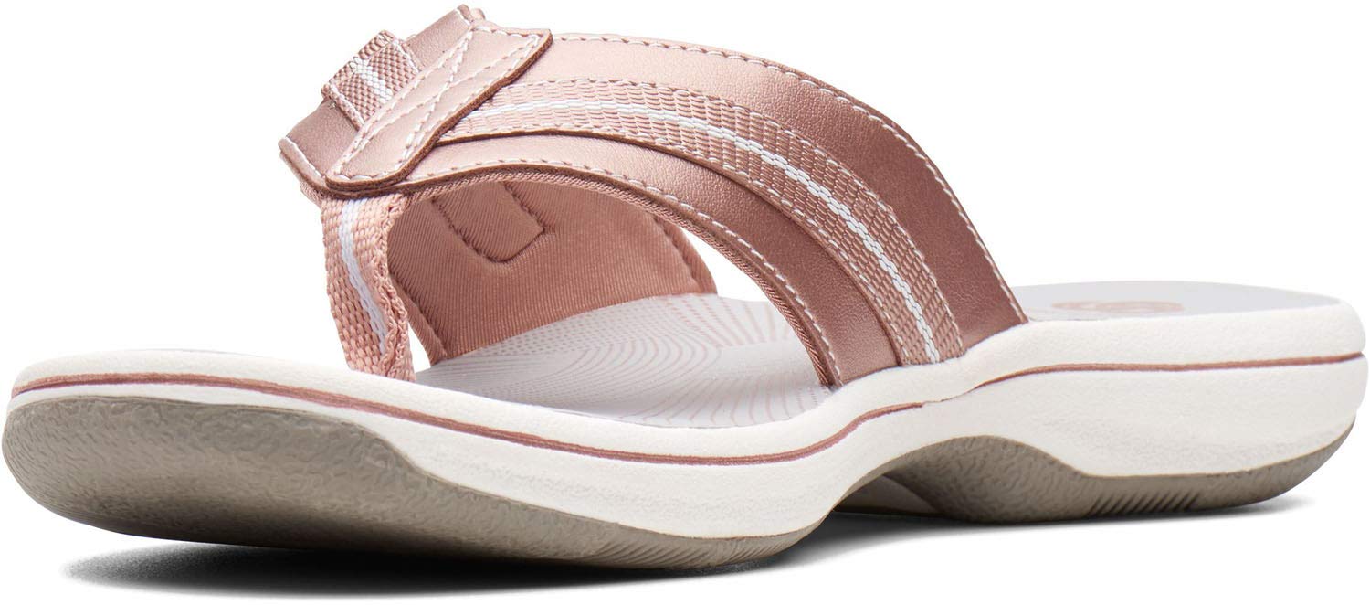 Clarks Unisex Brinkley Jazz Sneakers - Rose Gold - Women's US Size 0 | Comfortable Casual Shoes for Walking, Work & Everyday Wear