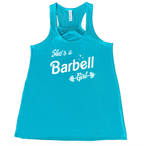 Barbell Girl Shirt - Women's Gym & Workout T-Shirt for Weightlifting, CrossFit & Fitness Enthusiasts - Perfect for Gym, Training & Casual Wear