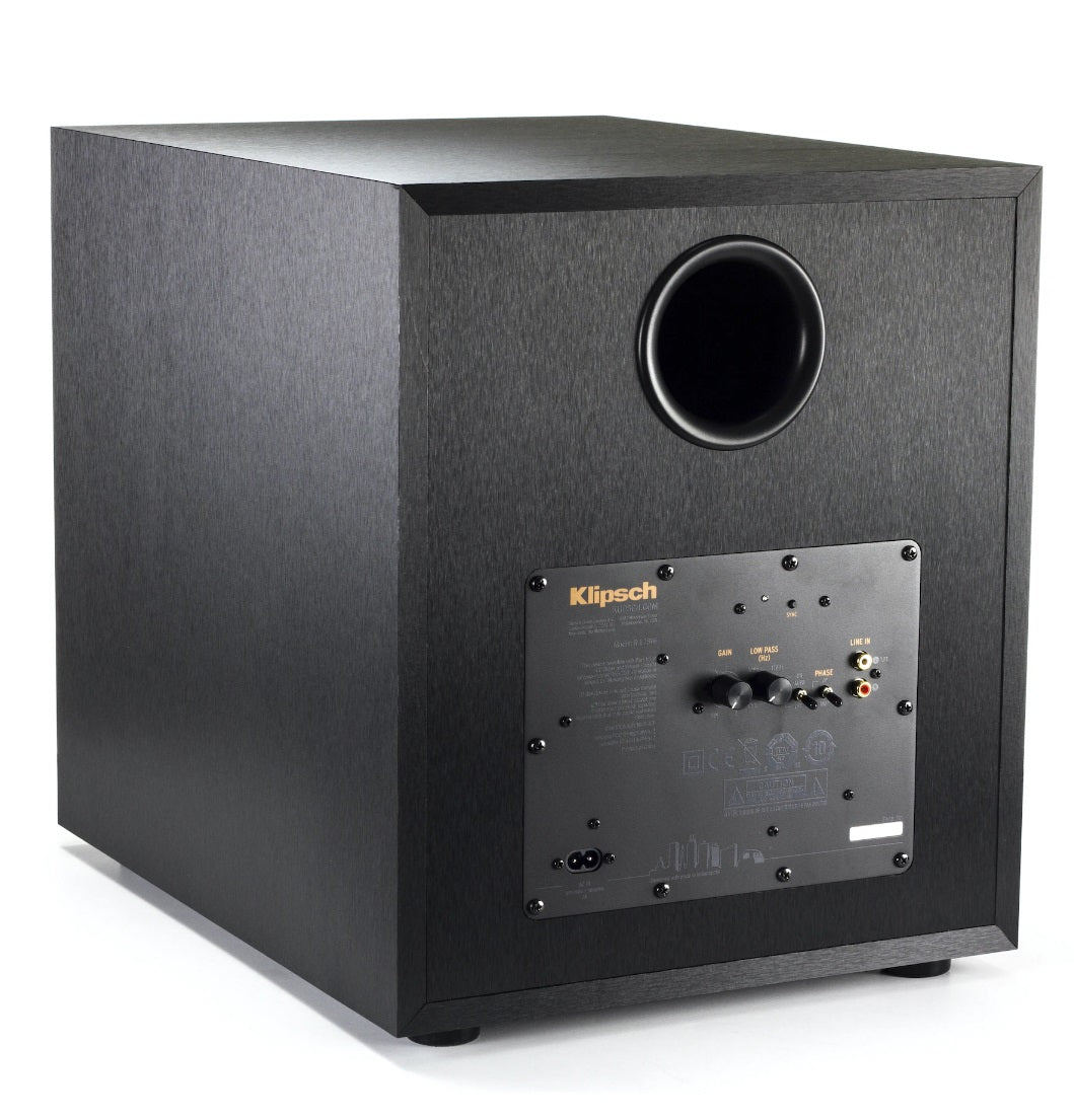 Klipsch R12SWI 12-Inch 400W Wireless Subwoofer - Powerful Bass for Home Theater & Music (Black) | Perfect for Movie Nights, Gaming & Party Sound Systems