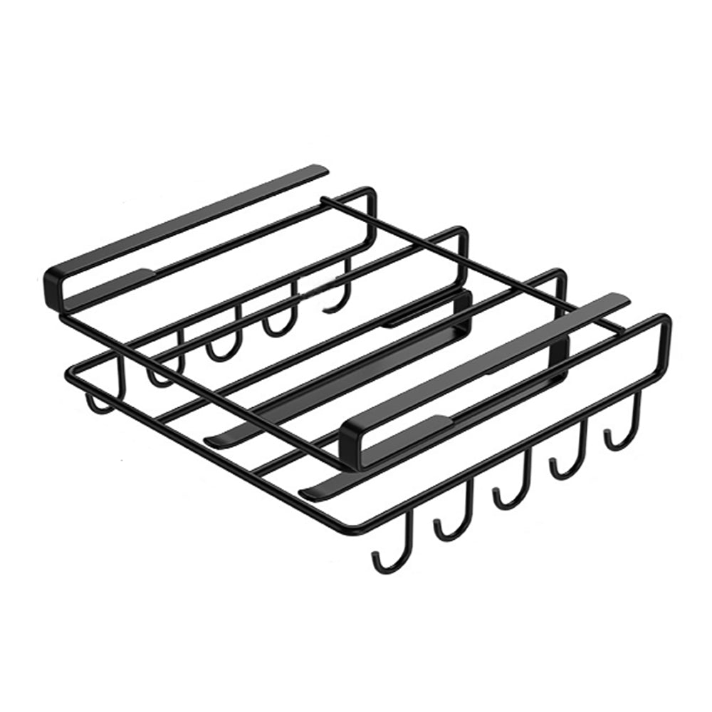 Milo Under Shelf Organizer - Space Saving Kitchen Cabinet Storage Basket for Spices, Utensils & Small Items - Perfect for Pantry, Bathroom & Office Organization