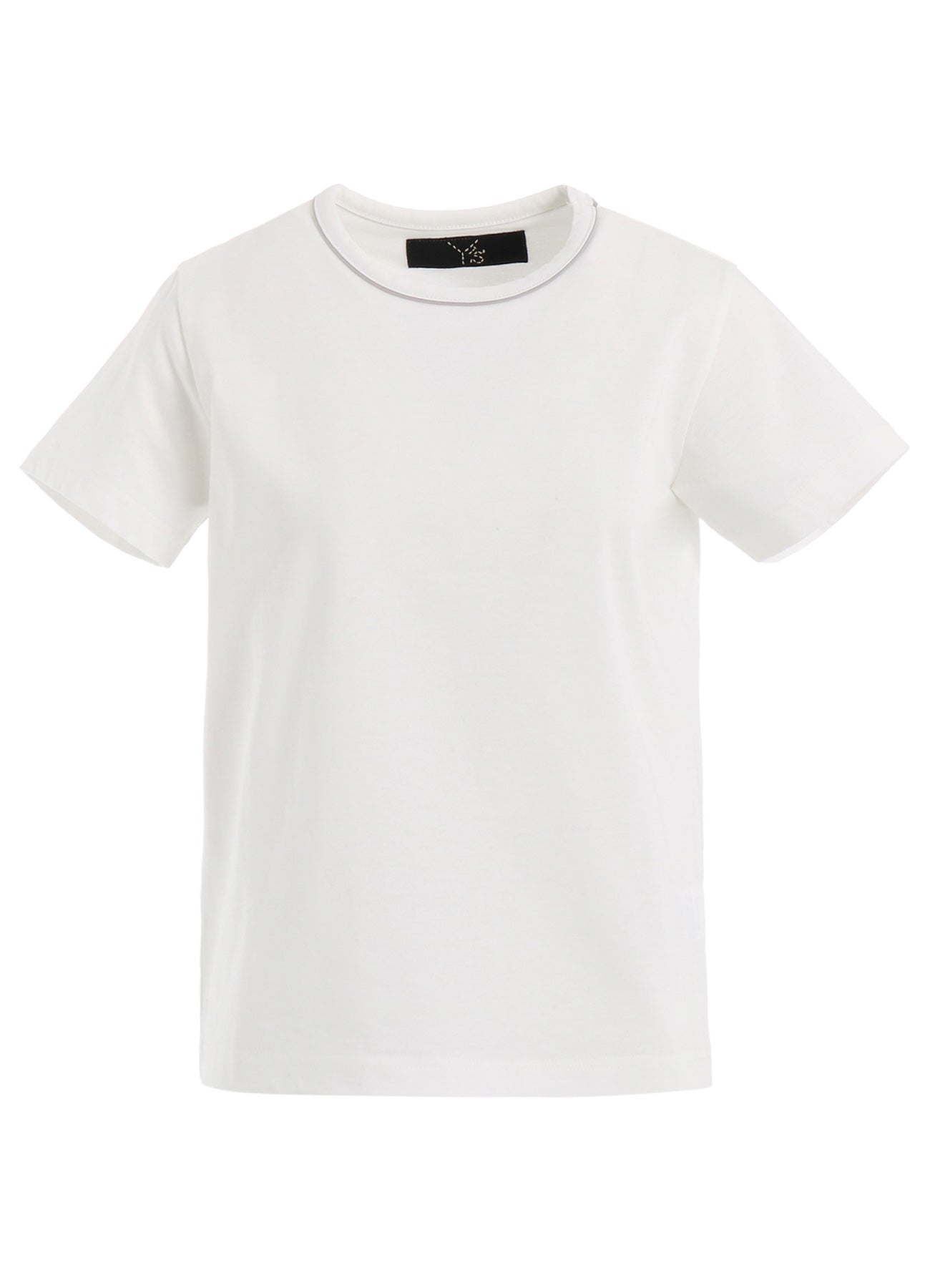 Y's Stitch Half Sleeve Cotton Jersey T-Shirt for Women - Soft & Comfortable Casual Wear - Perfect for Everyday Outfits, Weekend Errands and Layering