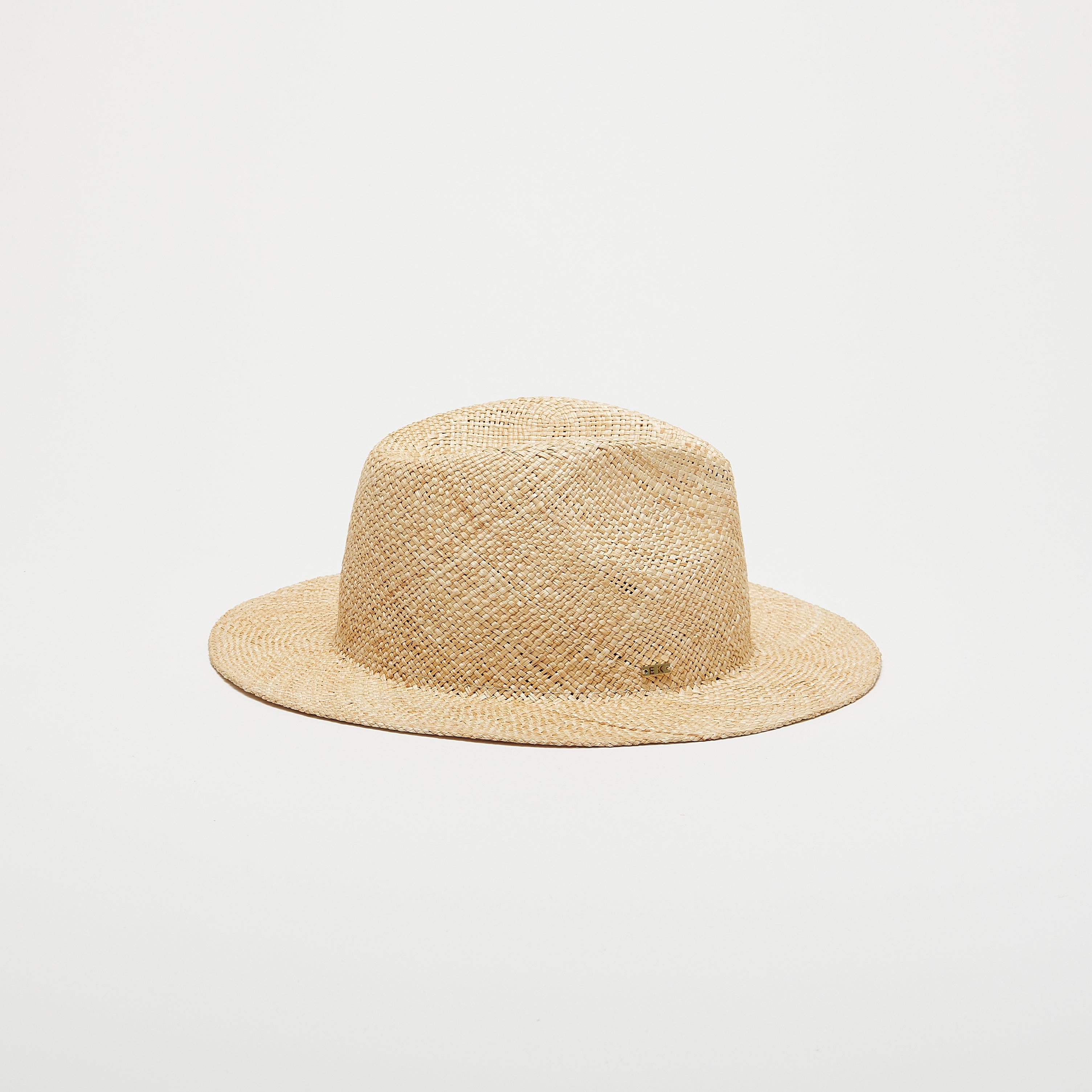 Lillian Natural Bao Fedora Hat for Women - Stylish Wide Brim Sun Hat for Outdoor, Beach, and Summer Fashion