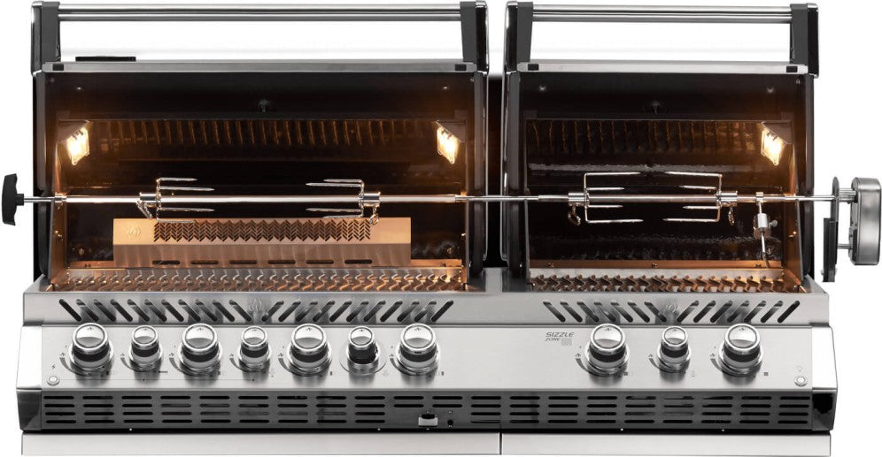 Napoleon Prestige Pro 825 RBI Built-In Natural Gas Grill - Premium Outdoor Cooking for Backyard BBQs, Patio Parties & Family Gatherings