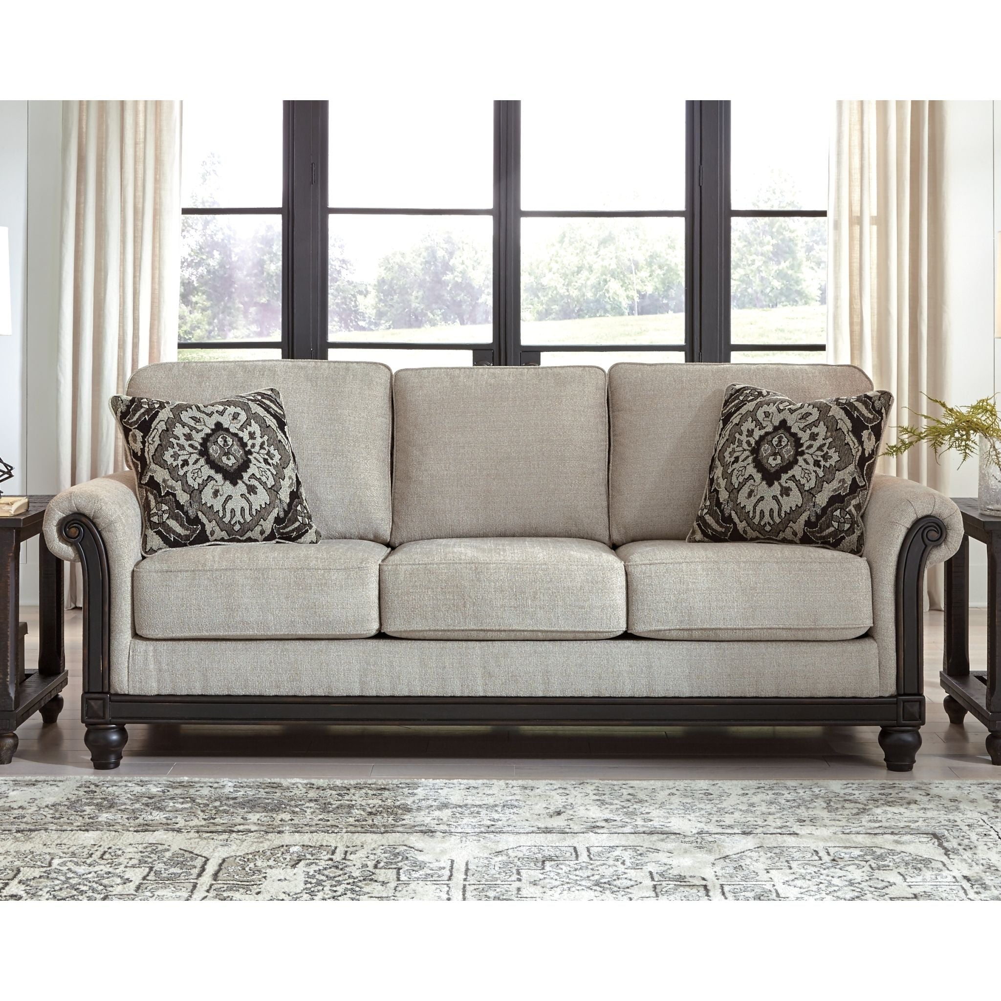 Benbrook Sofa in Ash - Modern Comfort for Living Room, Lounge & Office - Durable & Stylish Furniture