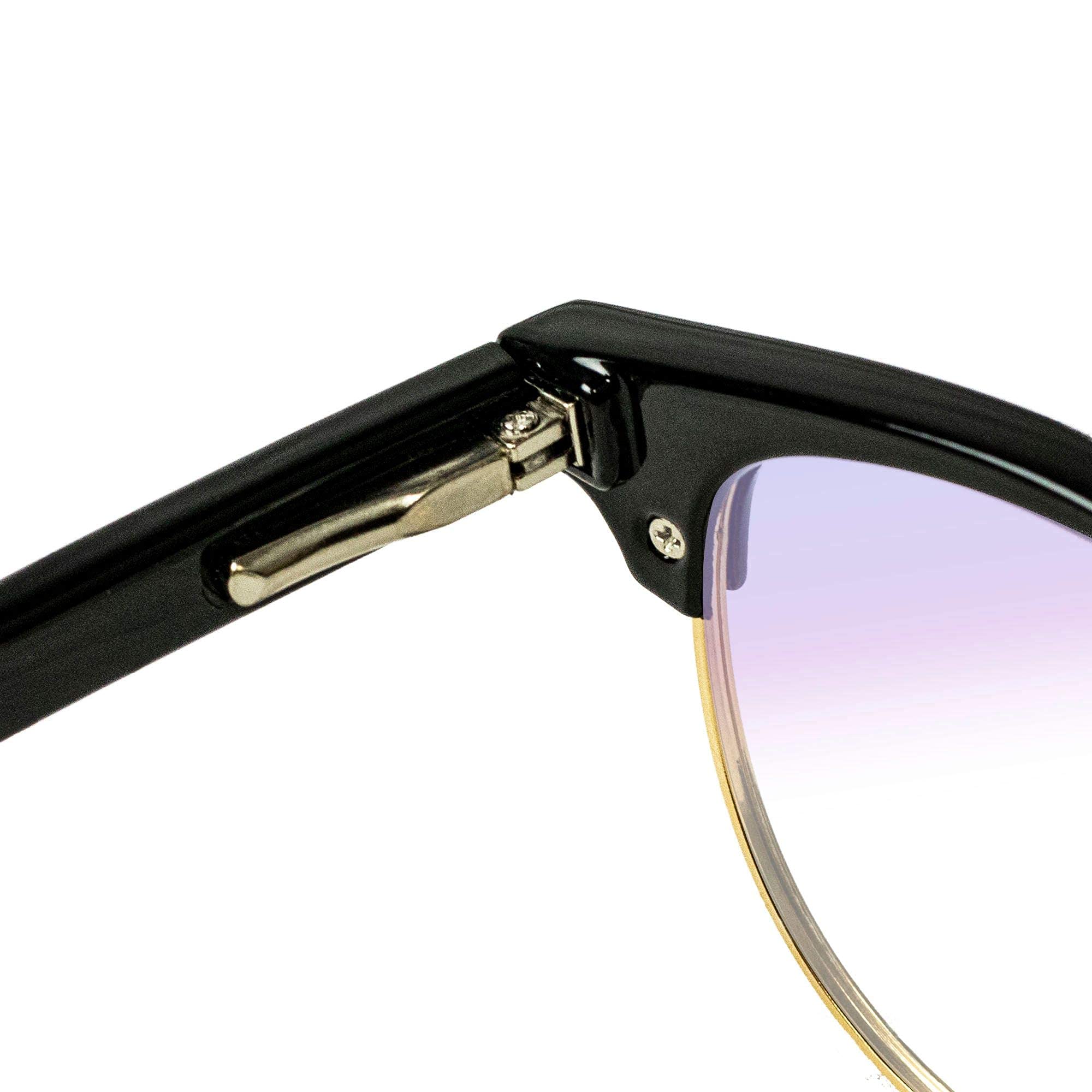 Premium Blue Light Blocking Glasses for Computer & Gaming - Anti Eyestrain & Fatigue Relief - Glassy Morrison HD Lens Eyewear for Work, Screen Time & Digital Eye Protection