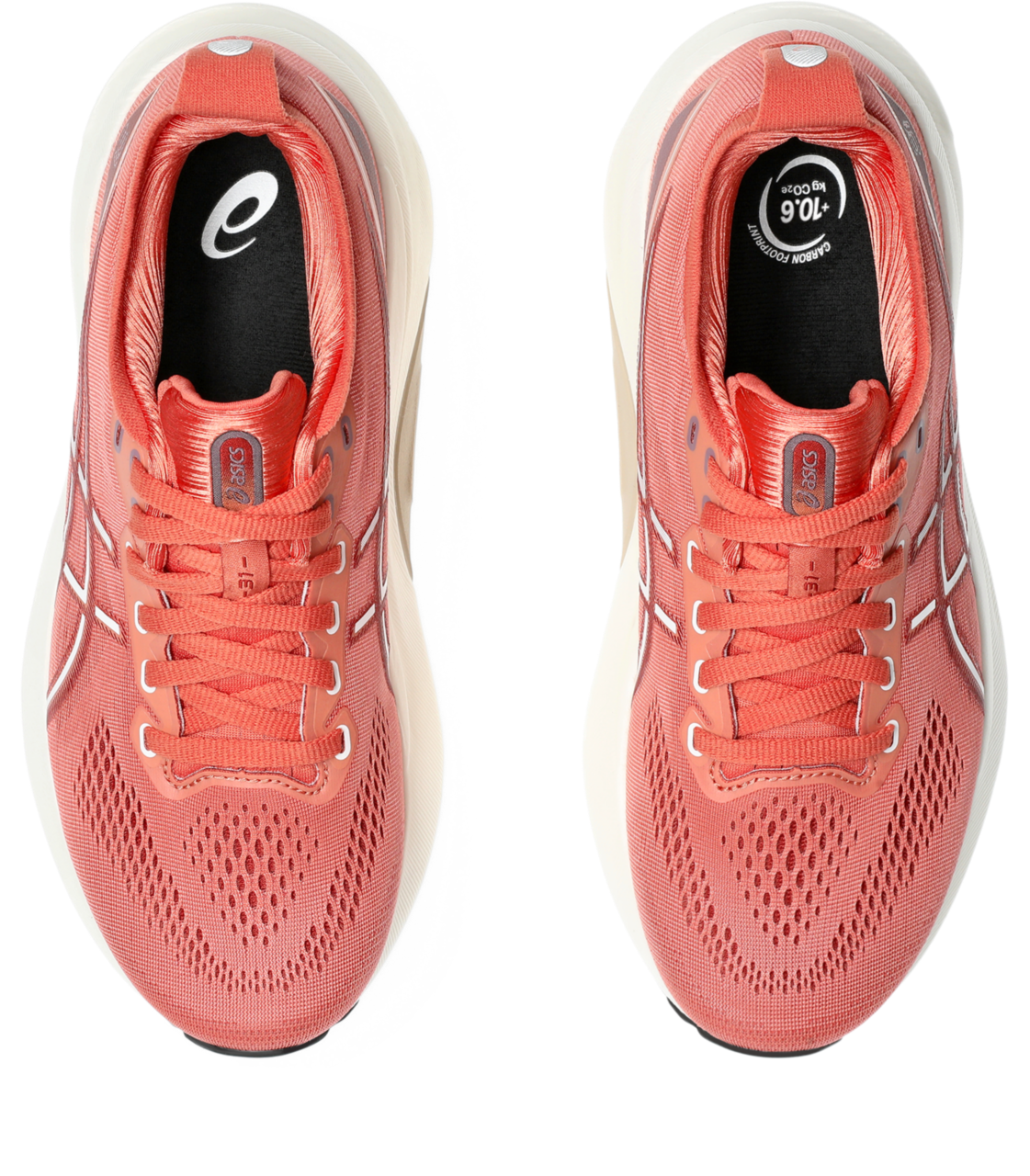 ASICS Women's GEL-Kayano 31 Running Shoes - Desert Red/White - Premium Cushioning for Long-Distance Running & Marathon Training