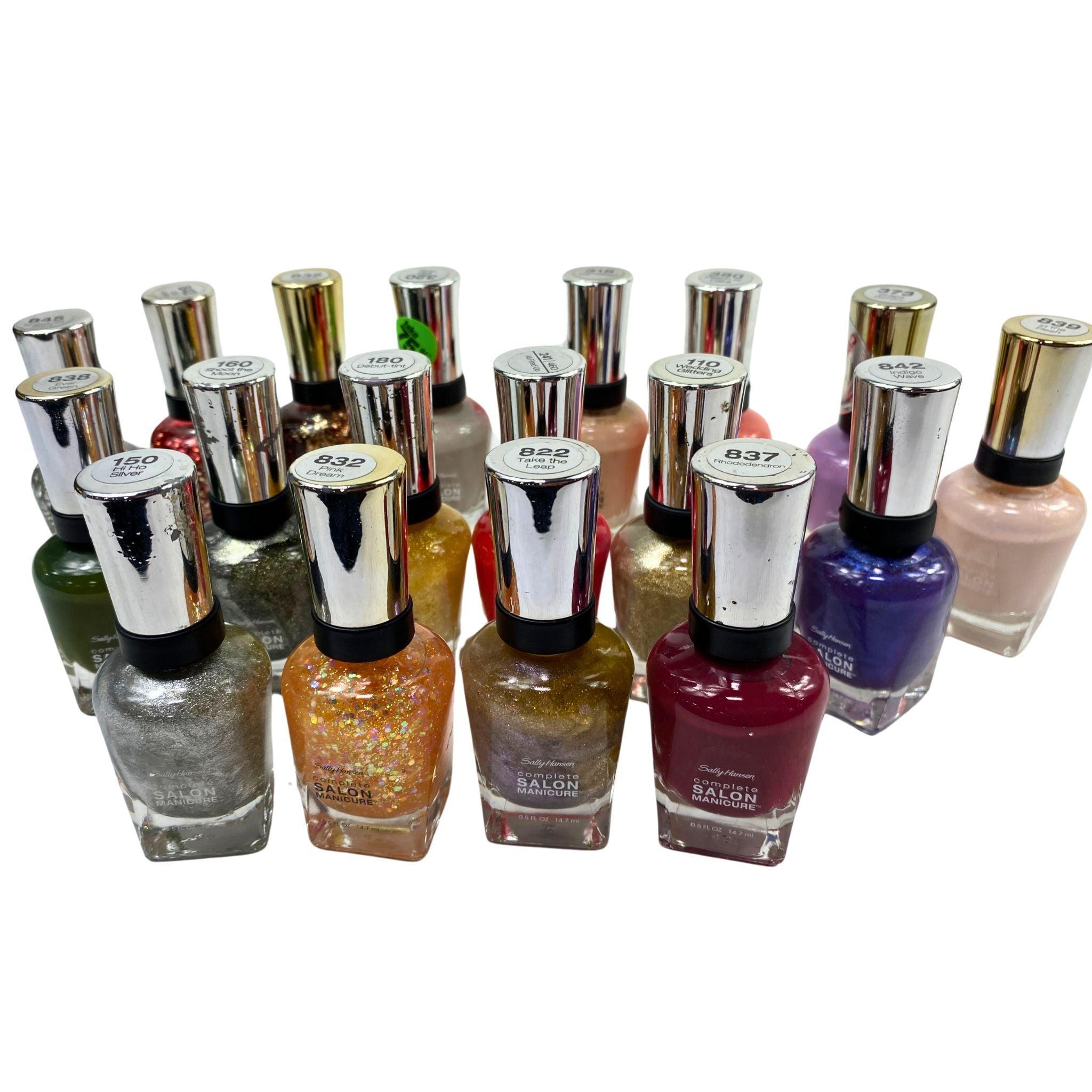 Sally Hansen Complete Salon Manicure Kit - 50 Piece Professional Nail Polish Set for At-Home Manicures & Pedicures - Perfect for DIY Nail Care, Gifts, and Salon-Quality Results