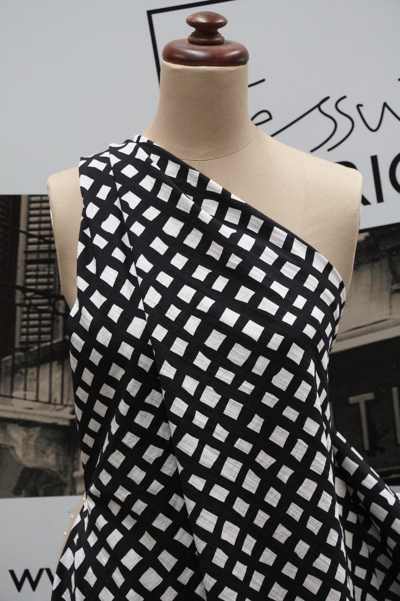 Blackwell Check - Premium Quality Checkered Pattern Fabric for Fashion & Home Decor | Perfect for Shirts, Dresses, Curtains & DIY Crafts
