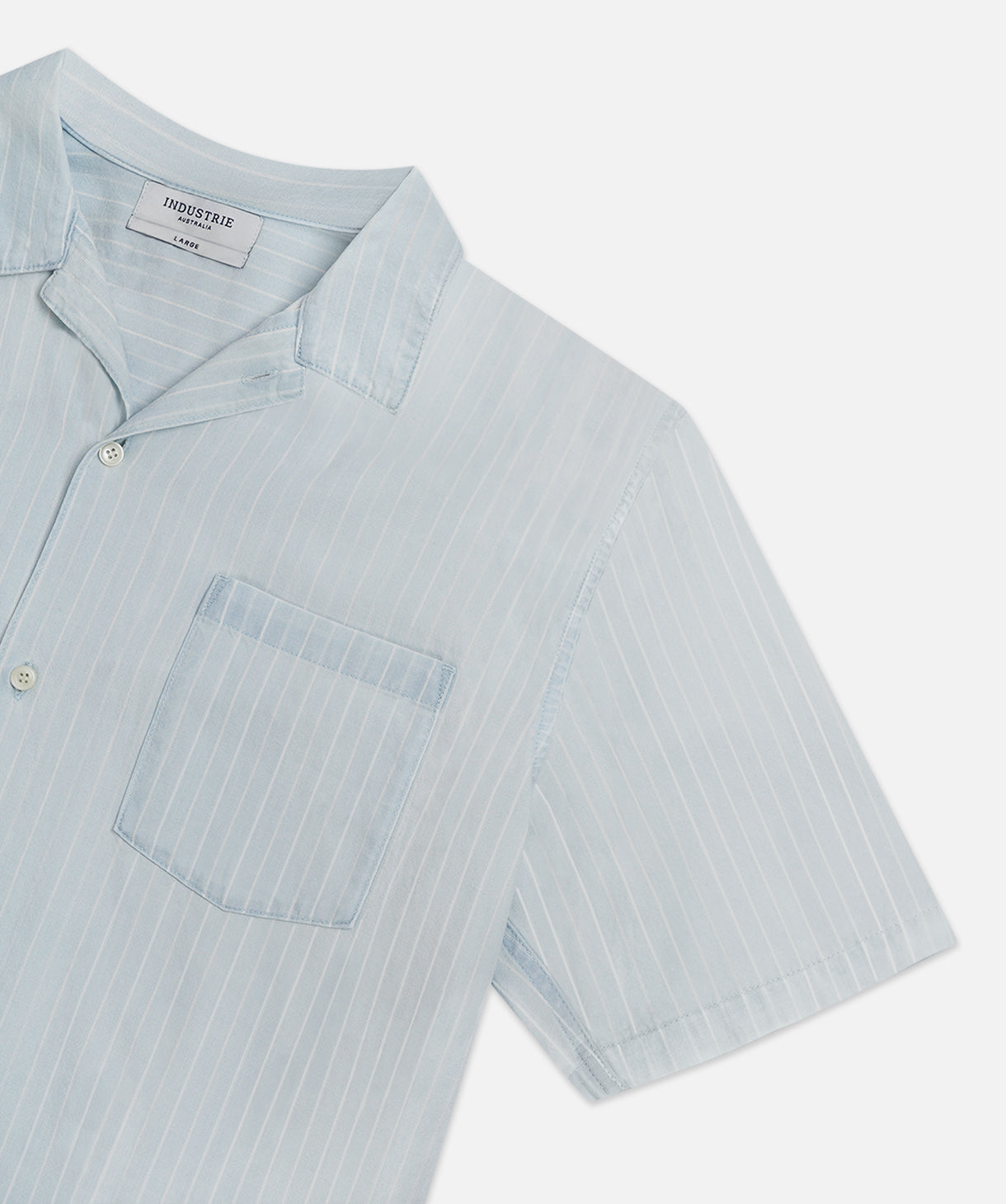 San Jose Short Sleeve Shirt - Bleach Wash White Cotton T-Shirt for Men | Casual Streetwear, Summer Outfits & Everyday Wear
