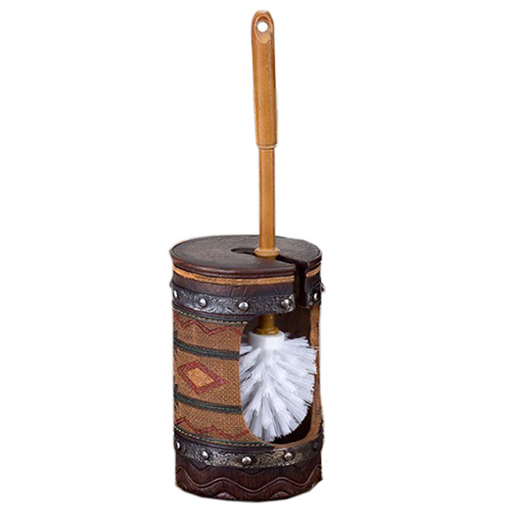 Rainbow Aztec Arrow Toilet Brush Holder - Stylish Bathroom Decor with Vibrant Colors | Perfect for Modern, Boho & Southwestern Bathroom Themes