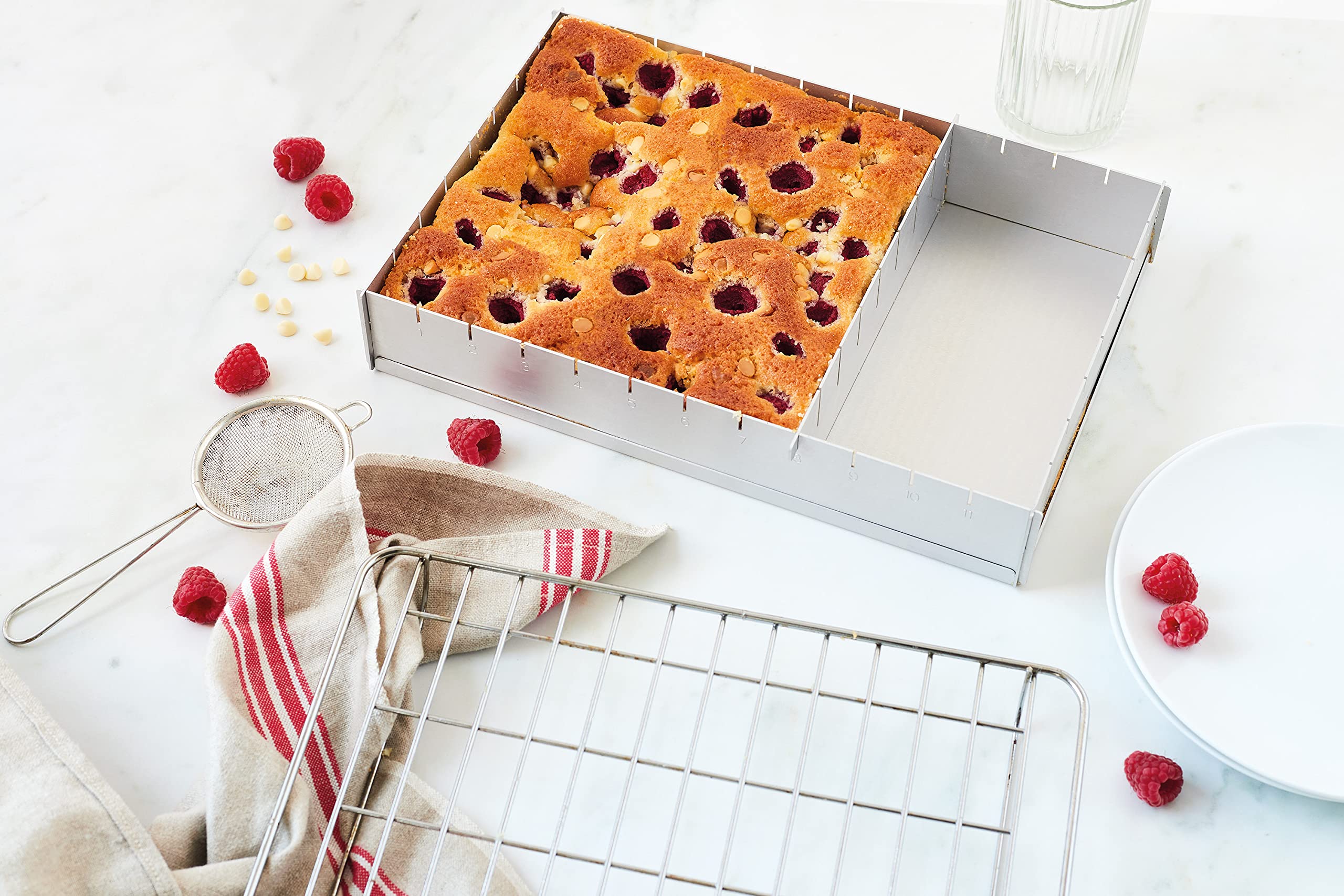 Tala 10A21462 Anodized Aluminum Baking Tray - Premium Cake Pan for Baking, Roasting & Serving | Perfect for Cakes, Brownies, Lasagna & More