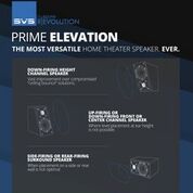 Prime Elevation Speaker (Pair) - High-Quality Wireless Bluetooth Speaker for Home, Party & Outdoor - Perfect for Music Lovers & Entertainment Enthusiasts