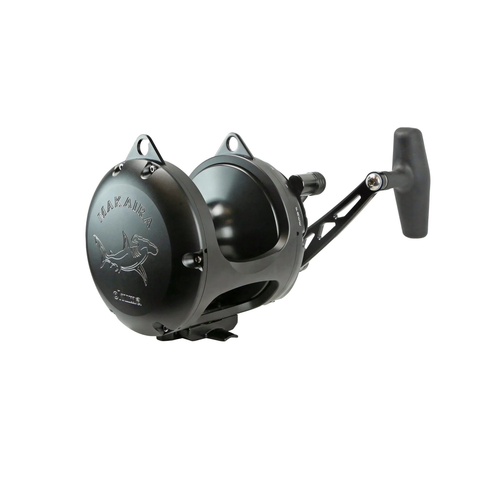 Okuma Makaira LBS Land Based Shark Fishing Reels - Heavy Duty Saltwater Spinning Reel for Big Game Fishing - Perfect for Shoreline, Pier, and Beach Shark Angling