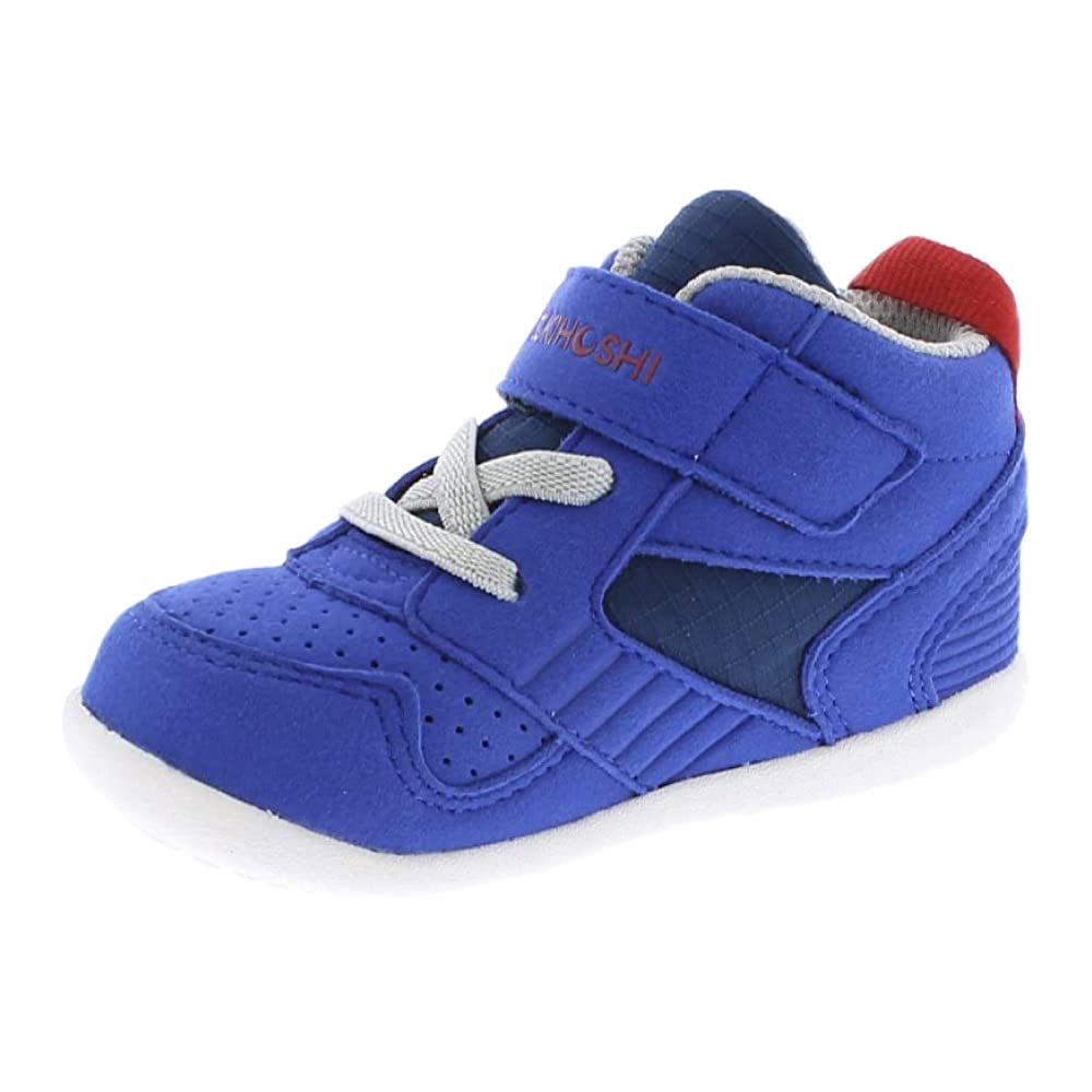 TSUKIHOSHI Kids Racer MID Royal/Red - Lightweight Running Shoes for Boys & Girls - Perfect for School, Sports & Outdoor Activities