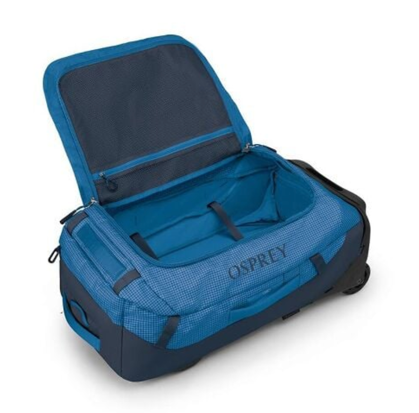 Osprey Transporter Wheeled Duffel Bag 60L - Large Travel Duffel with Wheels for Airplane, Camping & Outdoor Adventures