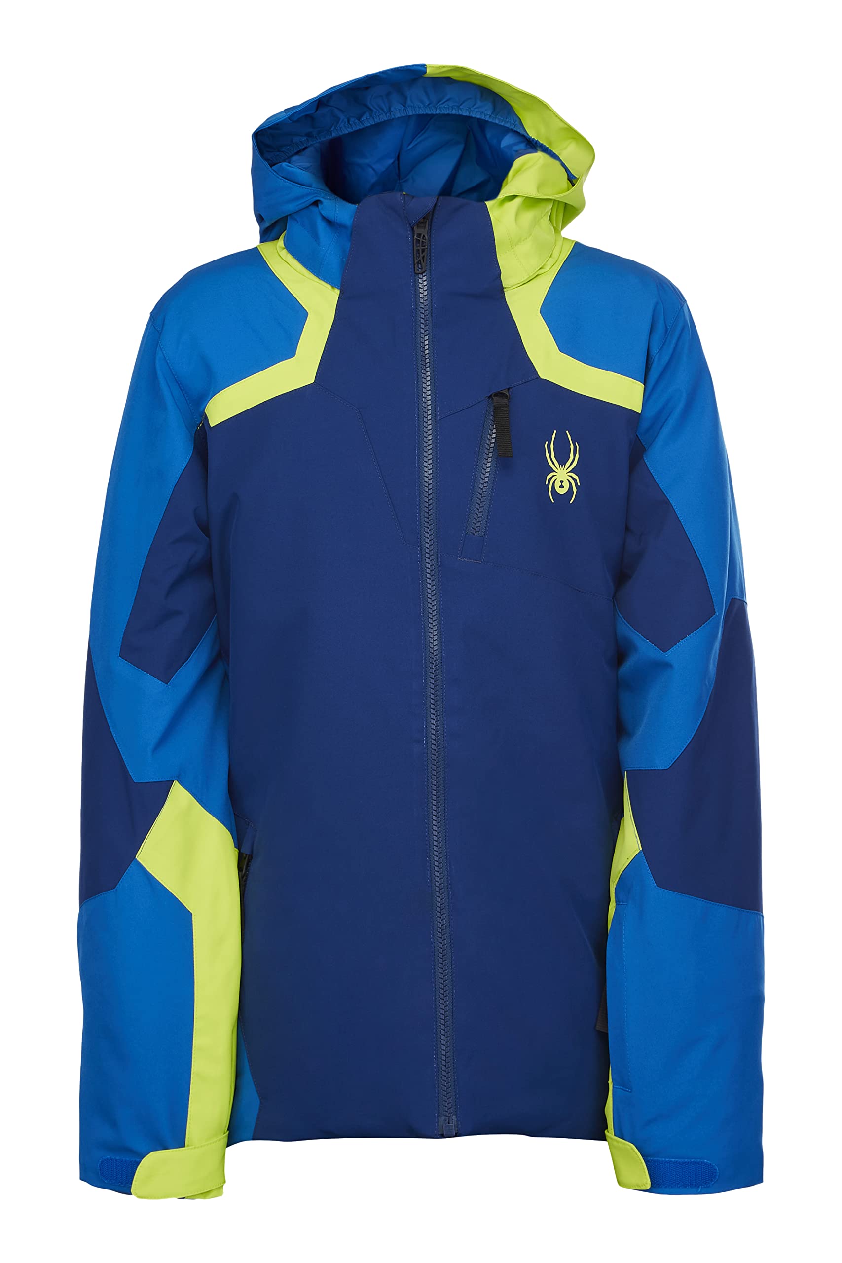 Spyder Boys' Leader Insulated Ski Jacket - Waterproof Winter Jacket for Kids - Warm Snow Jacket for Skiing, Snowboarding & Outdoor Activities