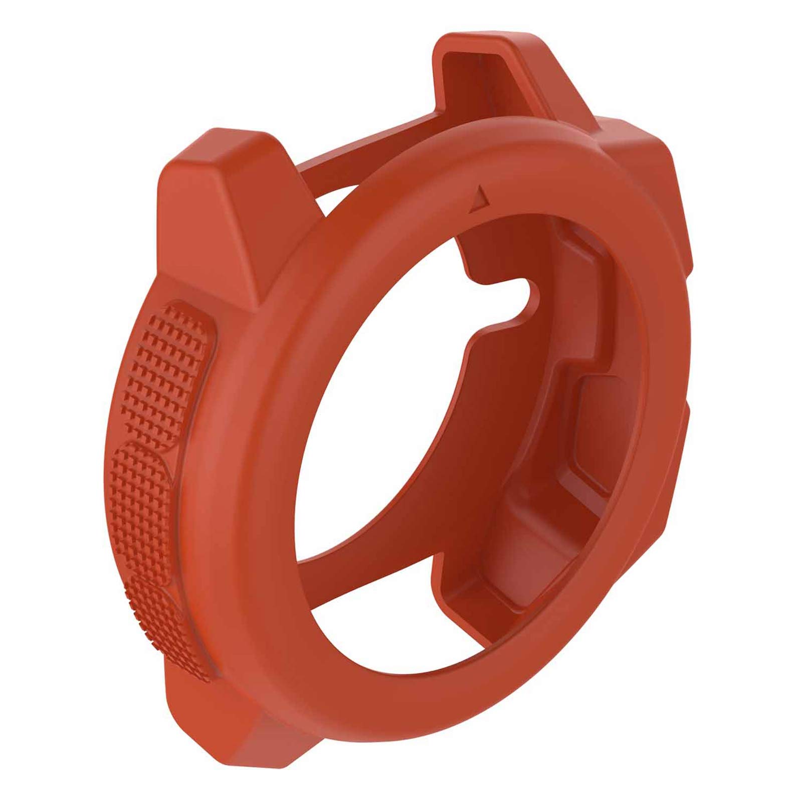 Silicone Protective Case Cover for Garmin Instinct Smart Watch - Durable Shockproof Shell (Orange) - Perfect for Outdoor Sports, Running, Hiking & Daily Use