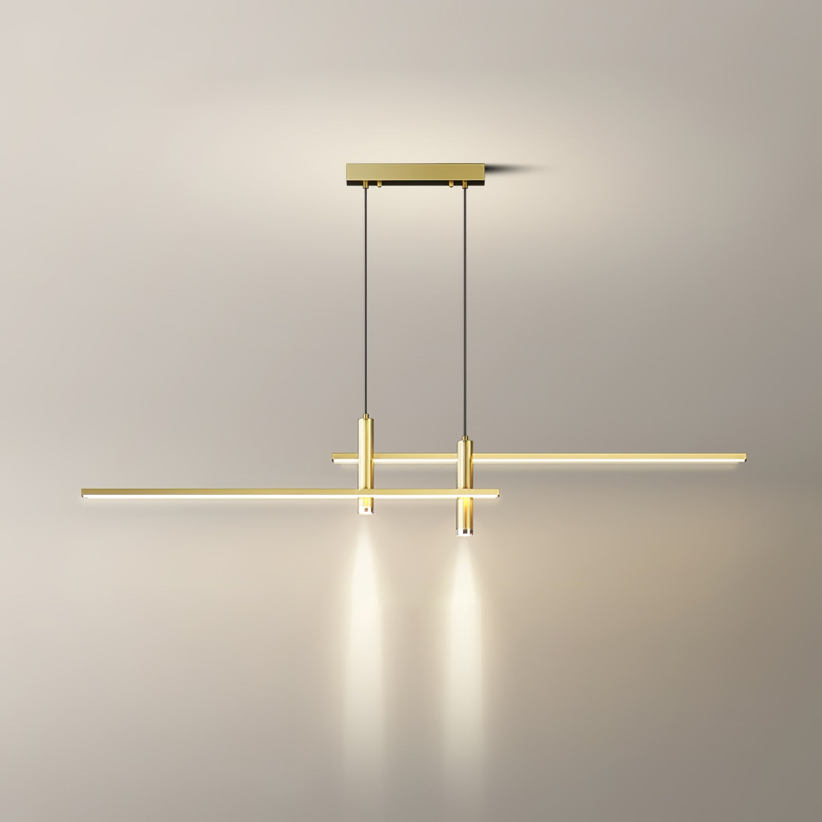 Links Island Pendant Light - Modern Glass Hanging Light Fixture for Kitchen Island, Dining Room & Bedroom - Elegant Home Decor Lighting Solution