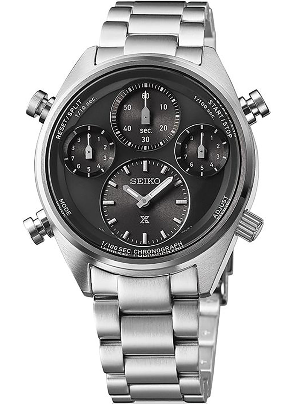 SEIKO PROSPEX SPEEDTIMER Solar Chronograph Watch SBER003 - 1/100 Second Accuracy, Japanese Made JDM | Perfect for Diving, Racing & Outdoor Sports