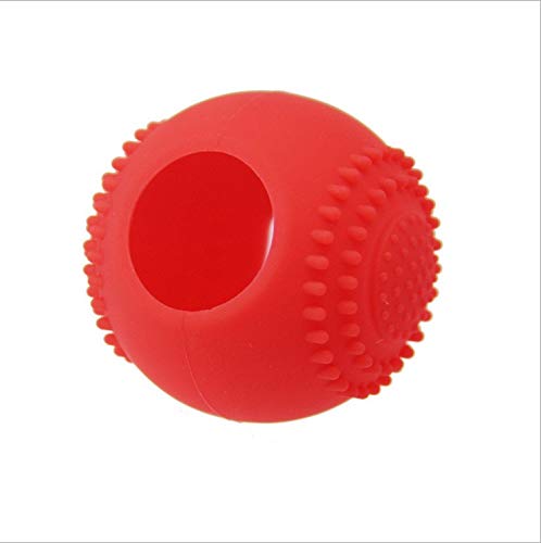Premium Silicone Anti-Slip Protective Case Cover for Nintendo Switch Poke Ball Plus - Non-Slip Grip, Shockproof Design, Perfect for Pokemon Let's Go Pikachu & Eevee (Red) - Ideal for Gaming, Travel & Collectible Display