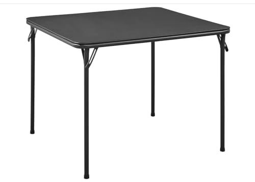 80cm Square Table | Black