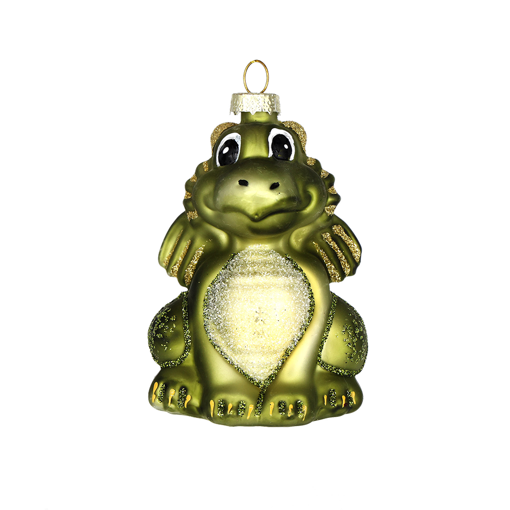 Green Dragon Statue - Handcrafted Asian Home Decor for Living Room, Office & Garden - Feng Shui & Meditation Decorations