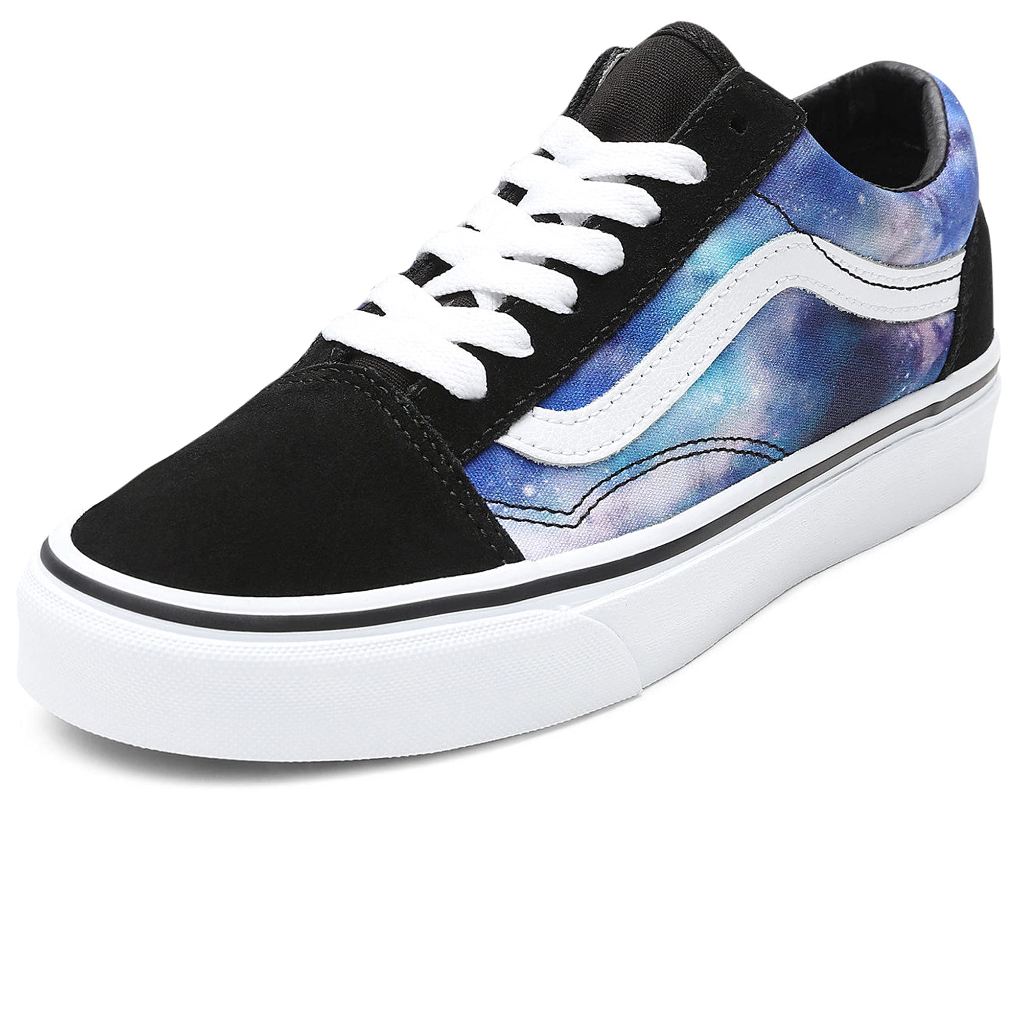 Vans Old Skool Galaxy & Black Unisex Skate Shoes - Classic Sneakers for Skateboarding, Streetwear & Casual Wear
