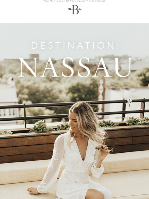 BHLDN Nassau Gown - Elegant Wedding Dress for Beach & Destination Weddings | Perfect for Boho Brides & Outdoor Ceremonies