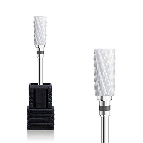 Professional Ceramic Carbide Nail Drill Bits - High-Speed Rotating Burr Milling Cutters for Electric Nail Drill Machine | Perfect for Manicure, Pedicure & Nail Art | Salon & Home Use Nail Care Tools