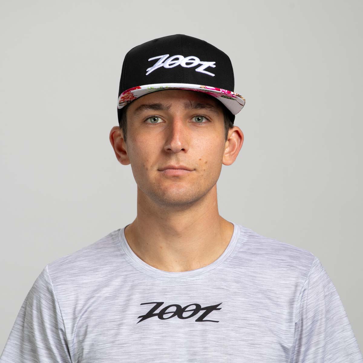 Unisex Flat Bill Snapback Hat - Black/Pink Floral Design Adjustable Baseball Cap for Men & Women | Perfect for Outdoor Sports, Streetwear Fashion & Casual Wear