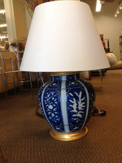 Vintage Ralph Lauren Blue Label Table Lamp - 36 Inch Retired Collectible for Home Decor & Living Room Lighting