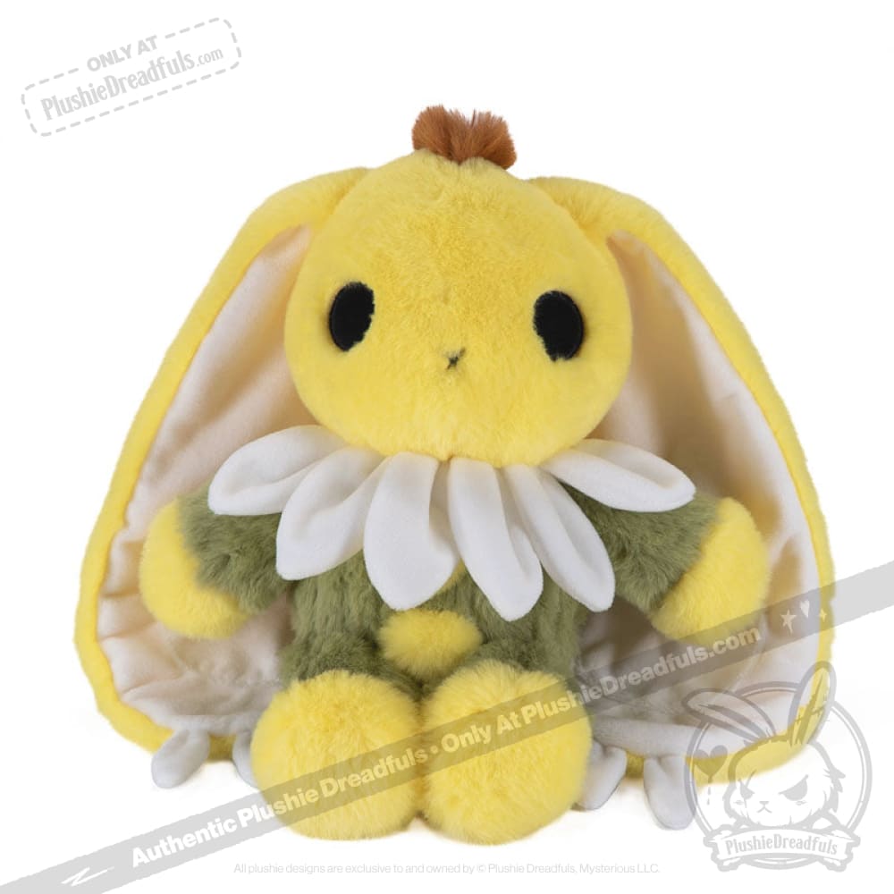 Plushie Dreadfuls Daisy Rabbit Stuffed Animal Toy - Soft Cute Bunny Plush for Kids, Gift, Nursery Decor & Anxiety Relief