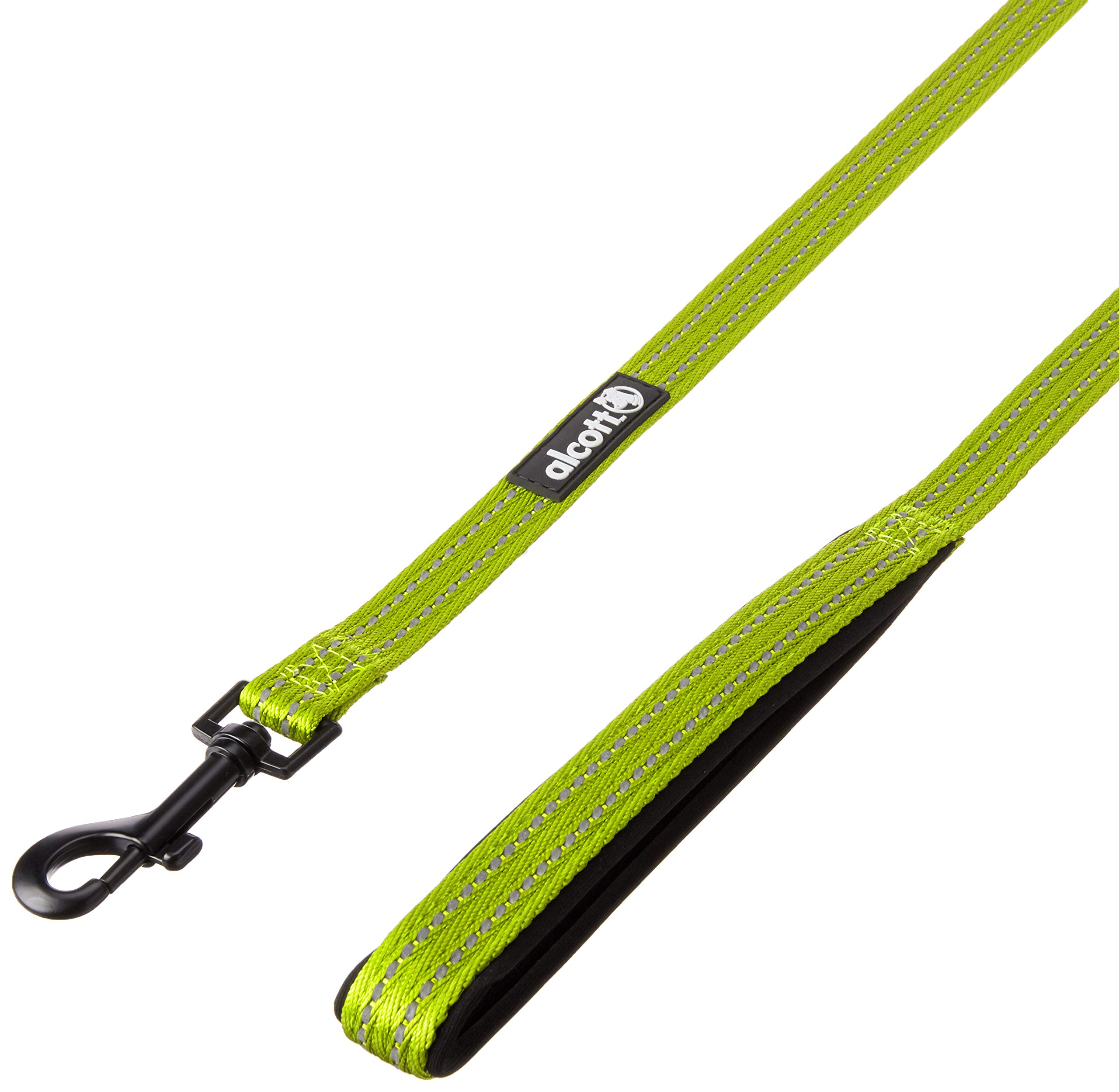 Alcott Flexi Explorer Retractable Dog Leash - Medium Size (16ft) Green - Adjustable Hands-Free Belt Clip for Hiking, Running & Outdoor Adventures with Your Pet