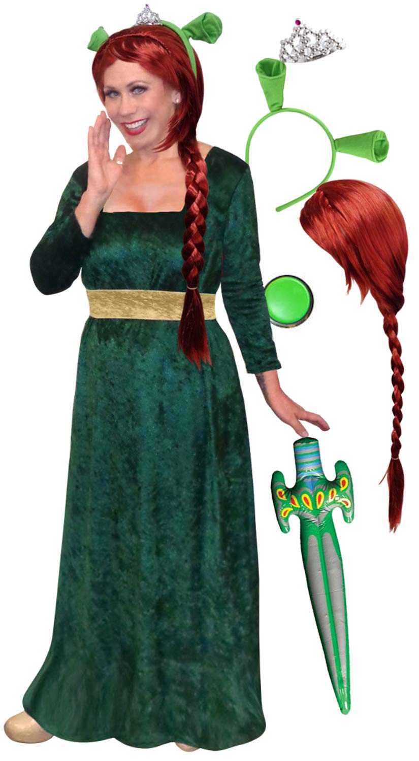 Sanctuarie Fiona Plus Size Supersize Halloween Costume Deluxe Wig Kit - Fantasy Cosplay, Themed Parties & Costume Events