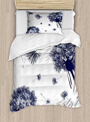 Indigo and White