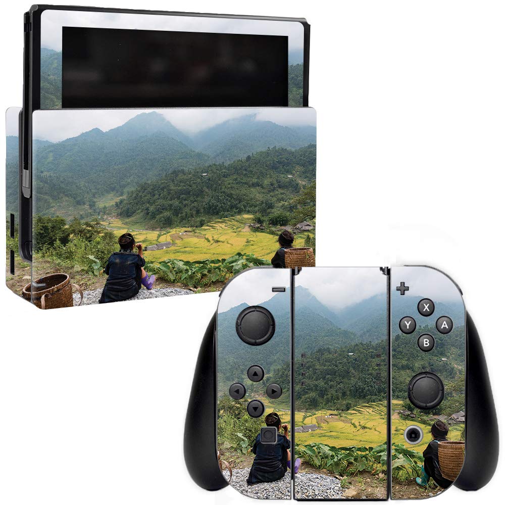 MightySkins Vinyl Decal Wrap Cover for Nintendo Switch - Vietnam Mountains Design | Protective & Durable Skin | Easy to Apply & Remove | Made in USA | Perfect for Gaming, Travel & Personalization