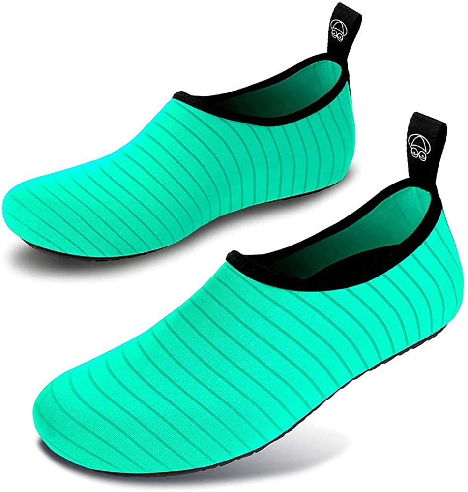 Rokiemen Women's & Men's Quick-Dry Water Shoes - Barefoot Aqua Socks for Swimming, Surfing, Diving, Yoga & Beach Activities | Lightweight & Flexible Water Sports Shoes