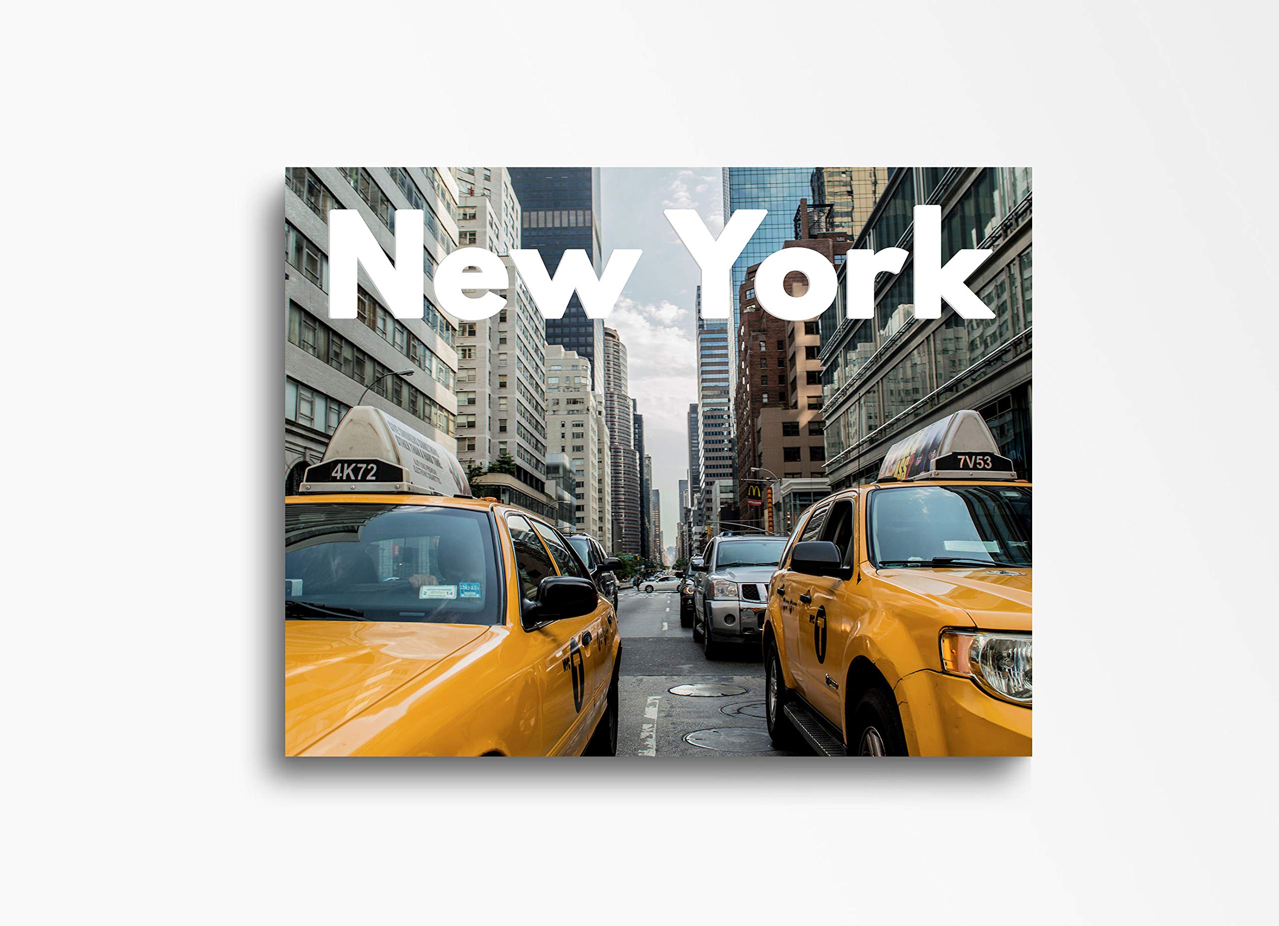 New York City Skyline Canvas Wall Art - 30x40 Inches Downtown Cityscape Print - Ready to Hang Home Decor for Living Room, Bedroom, Office & Kitchen - Perfect for Urban Style Interior Design & Modern Home Decoration