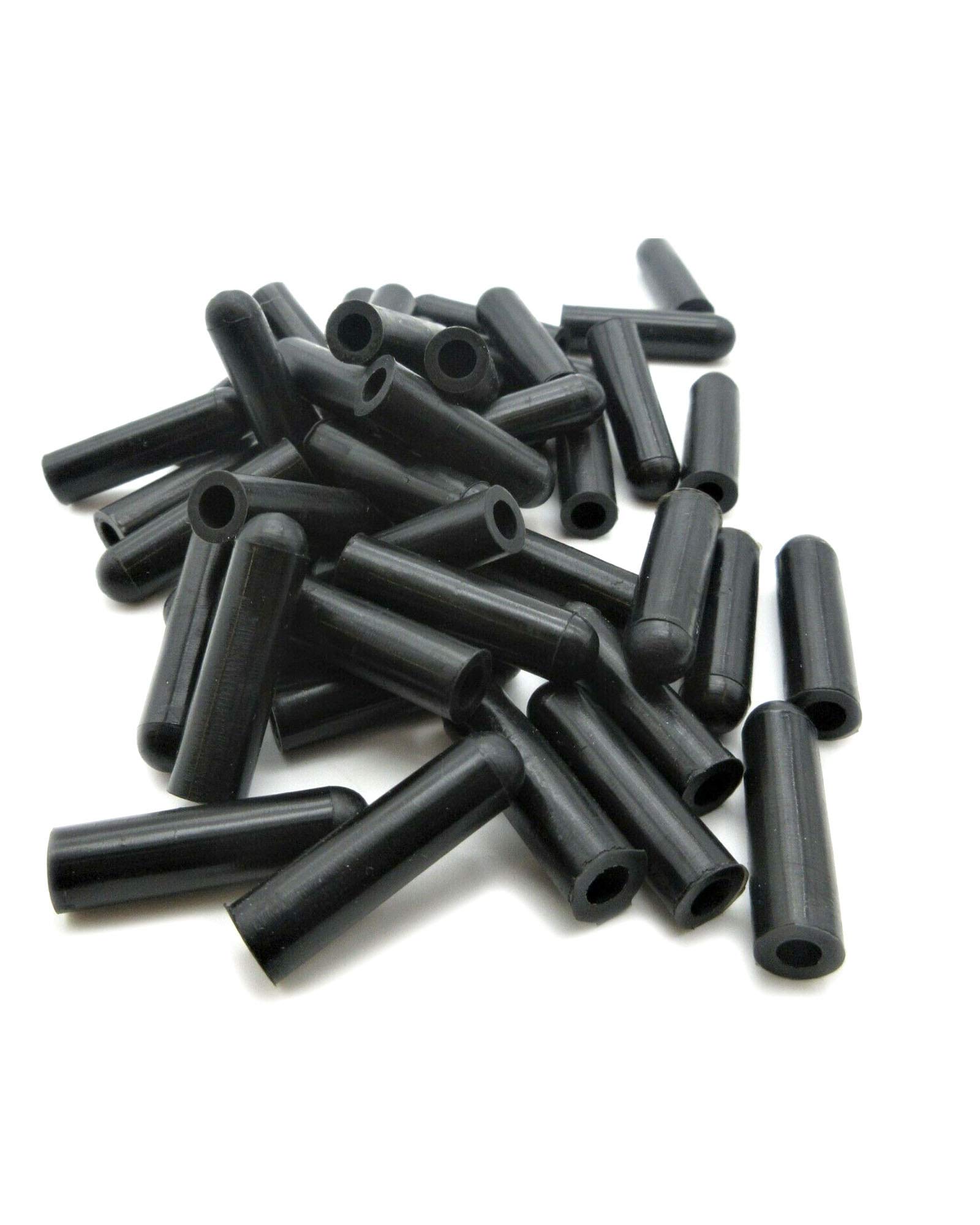 High-Temperature Black Silicone Vacuum Caps 3/16