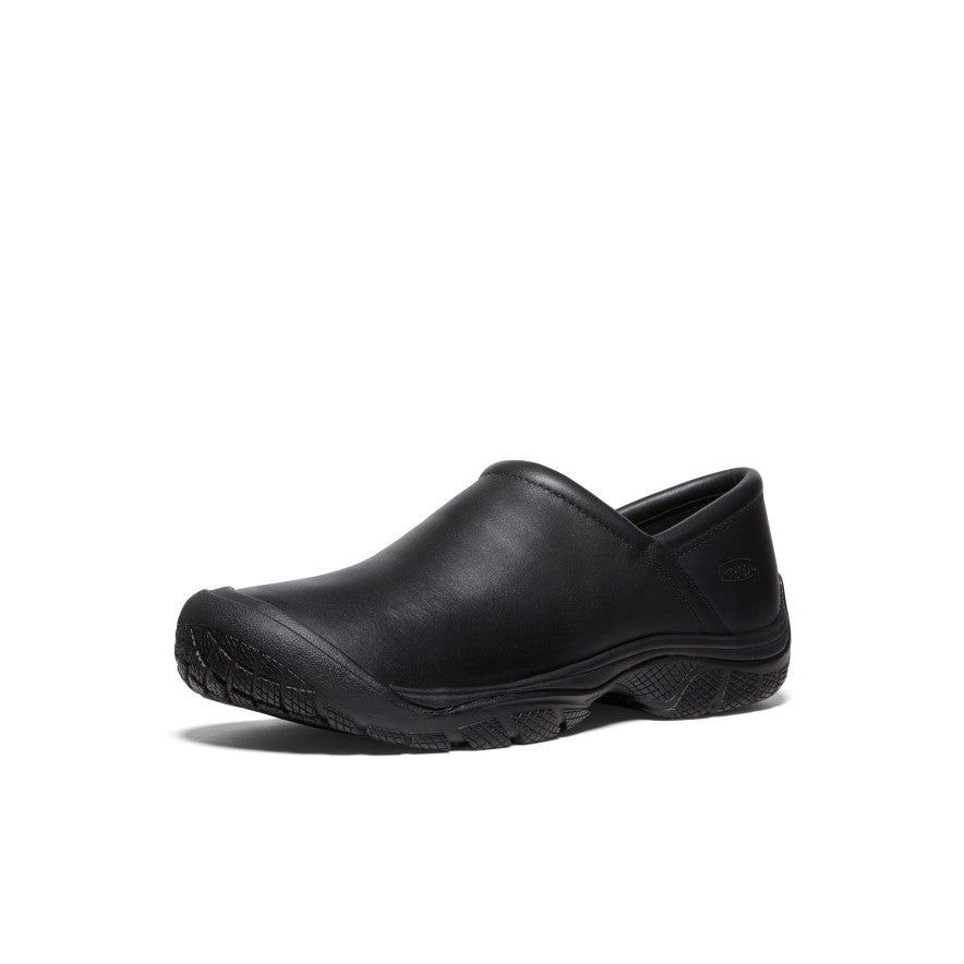 Men's PTC Slip On II Comfortable Loafers - Black Casual Shoes for Walking, Office & Travel | Lightweight & Breathable Slip-On Sneakers