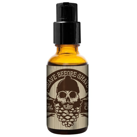 Grave Before Shave Pine Scented Beard Oil for Men - Natural Conditioning & Grooming - Perfect for Daily Use & Special Occasions