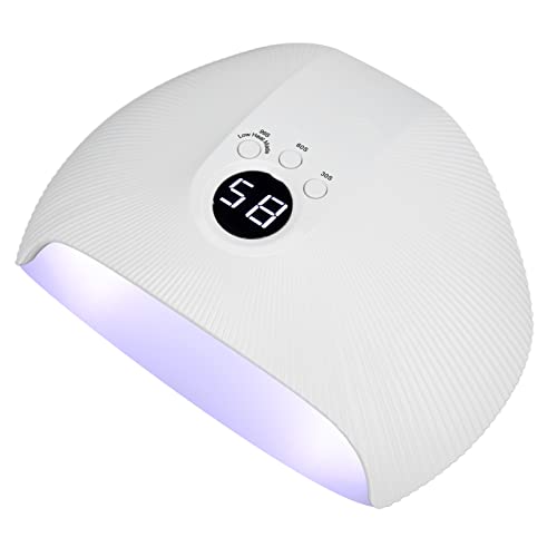 75W Professional UV LED Nail Dryer Lamp for Gel Polish Manicure - Salon Quality Curing Light with 3 Timer Settings & Sensor | Perfect for Home Nail Care & Professional Salons (US)