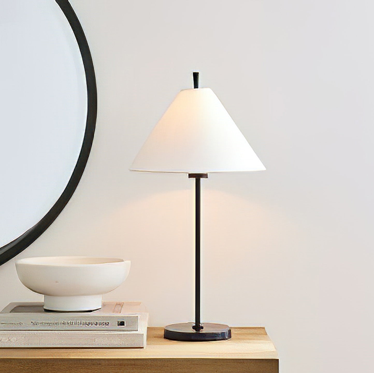 Ellis Table Lamp - Modern LED Desk Light with Adjustable Brightness, USB Charging Port for Home Office, Bedroom, and Study Room - Perfect for Reading, Working, and Relaxing